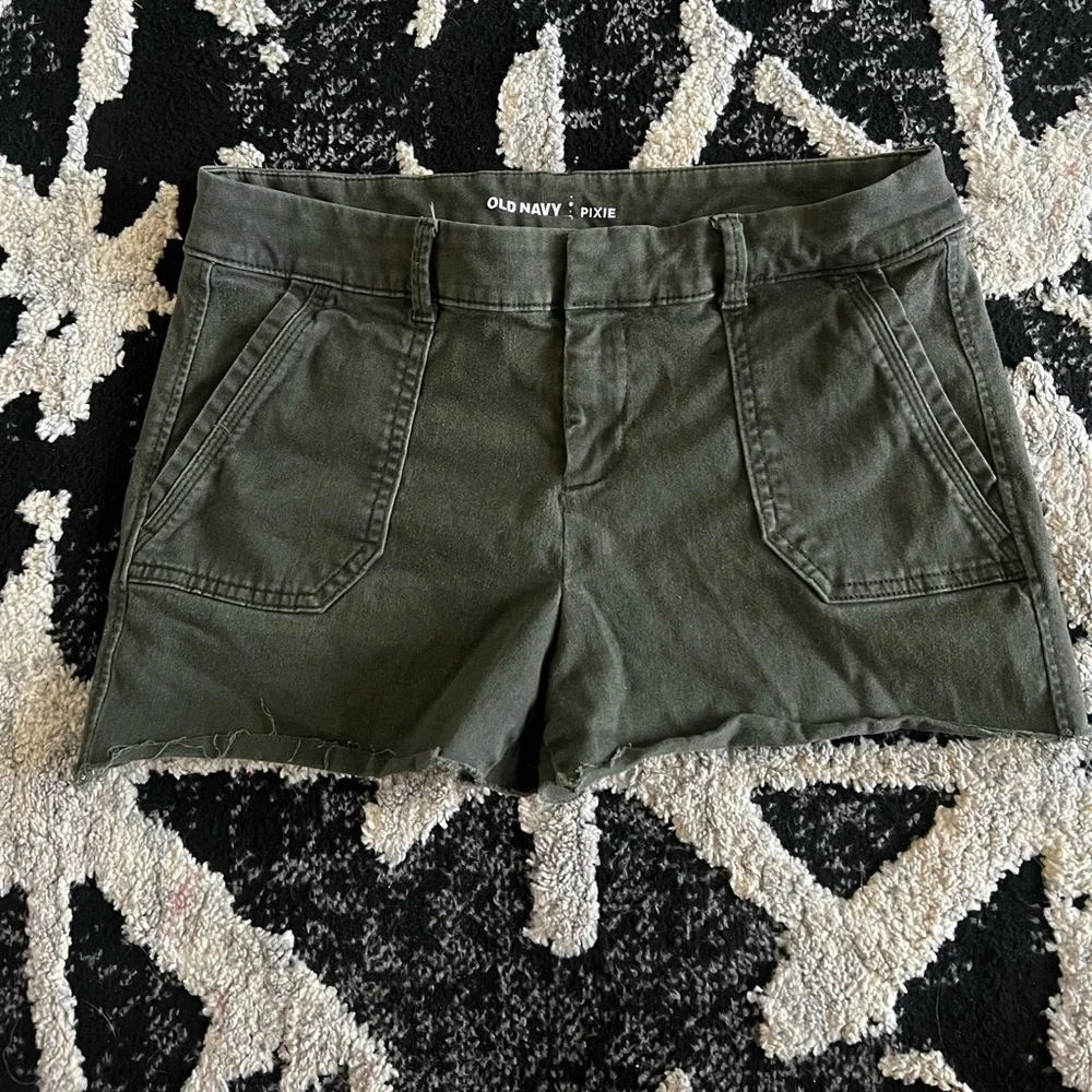 Cargo Low Rise Micro Mini Shorts - Picture 2 of 3